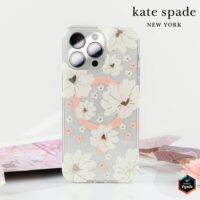 Kate Spade รุ่น Protective Case with MagSafe - เคส iPhone 15 - สี Classic Peony