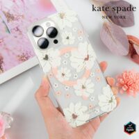 Kate Spade รุ่น Protective Case with MagSafe - เคส iPhone 15 - สี Classic Peony