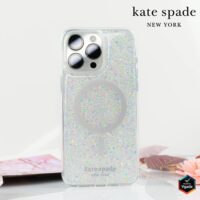 Kate Spade รุ่น Protective Case with MagSafe - เคส iPhone 15 Pro Max - สี Chunky Glitter Iridescent