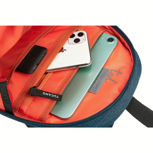 Tucano รุ่น Ted Backpack - iPad Pro 11″ / Laptops 11″ - กระเป๋า - สี Blue - Image 5