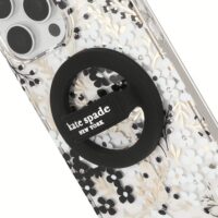 Kate Spade New York รุ่น Magnetic Loop Grip - แหวนติดหลังมือถือ - สี Black