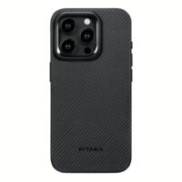 Pitaka รุ่น MagEZ Case Pro 4 - เคส iPhone 15 Pro Max - สี Black/Grey Twill 600D