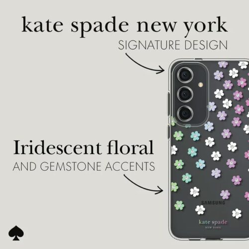 Kate Spade New York รุ่น Protective - เคส Galaxy S24 Plus - ลาย Scattered Flowers - Image 2