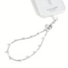 Kate Spade New York รุ่น Phone Charm - สายคล้องข้อมือ – ลาย Dazzle Chain Silver