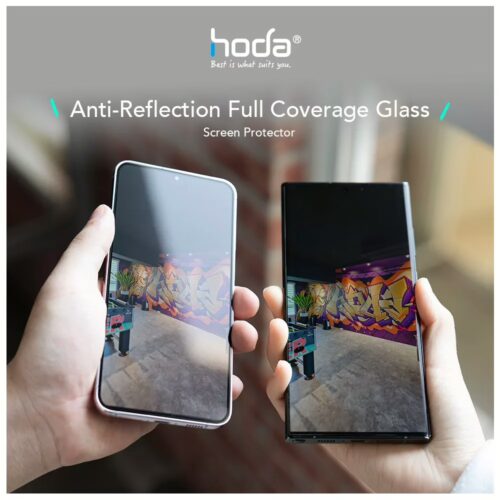 Hoda รุ่น Anti-Reflection Full Coverage Tempered Glass - ฟิล์มกระจก Galaxy S24 Ultra - Image 2