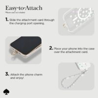 Kate Spade New York รุ่น Phone Charm - สายคล้องข้อมือ – ลาย Rock Candy