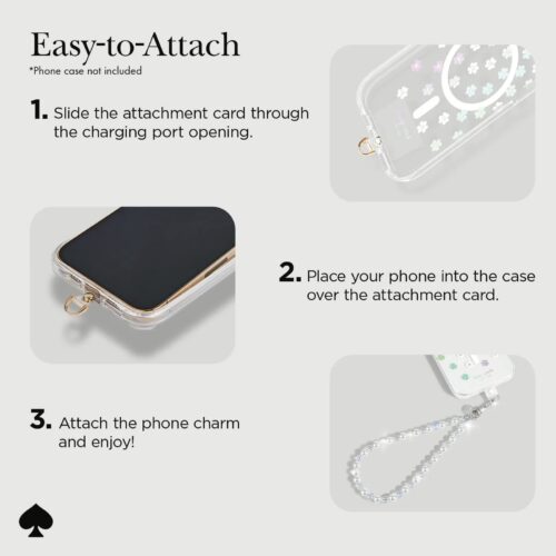Kate Spade New York รุ่น Phone Charm - สายคล้องข้อมือ – ลาย Rock Candy - Image 8