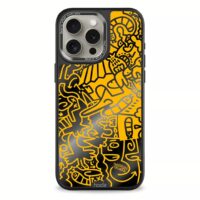Hoda x Mido รุ่น Diverse Case Military Standard with Magnetic - เคส iPhone 15 Pro Max - ลาย When Mango Runs (Blackened Mirror Glass Back Plate)