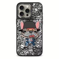 Hoda x Mido รุ่น Diverse Case Military Standard with Magnetic - เคส iPhone 15 Pro Max - ลาย Michael Bulldog (Mirror Glass Back Plate)