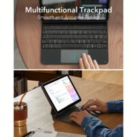 ESR รุ่น Rebound Magnetic Keyboard Case 360 - เคส iPad Air 11" (2025/2024), iPad Air 10.9" (5th/4th Gen), iPad Pro 11" (4th-1st Gen) - สี Black (US Layout)