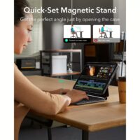 ESR รุ่น Rebound Magnetic Keyboard Case 360 - เคส iPad Air 11" (2025/2024), iPad Air 10.9" (5th/4th Gen), iPad Pro 11" (4th-1st Gen) - สี Black (US Layout)