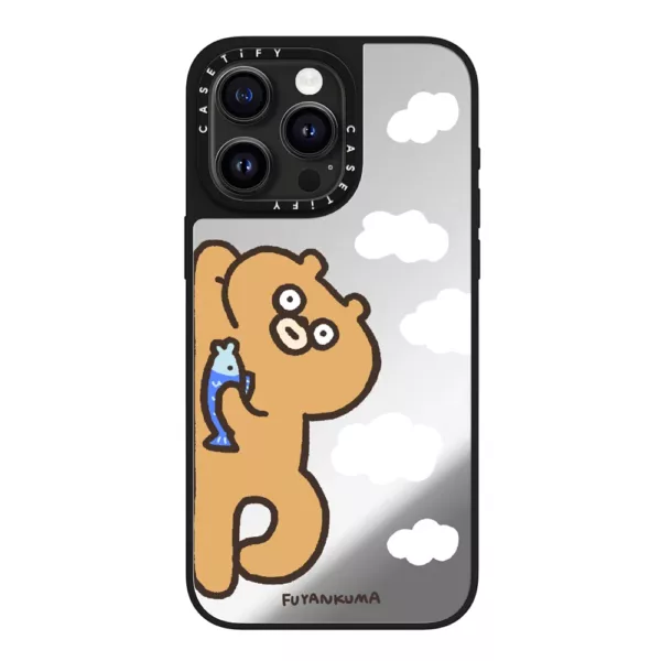 Casetify รุ่น Mirror Case with MagSafe - เคส iPhone 15 Pro Max - ลาย Doing Nothing Kuma