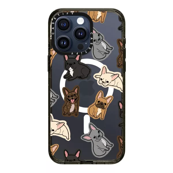 Casetify รุ่น Impact Case with MagSafe - เคส iPhone 15 Pro Max - ลาย EXCUSE MY FRENCHIE