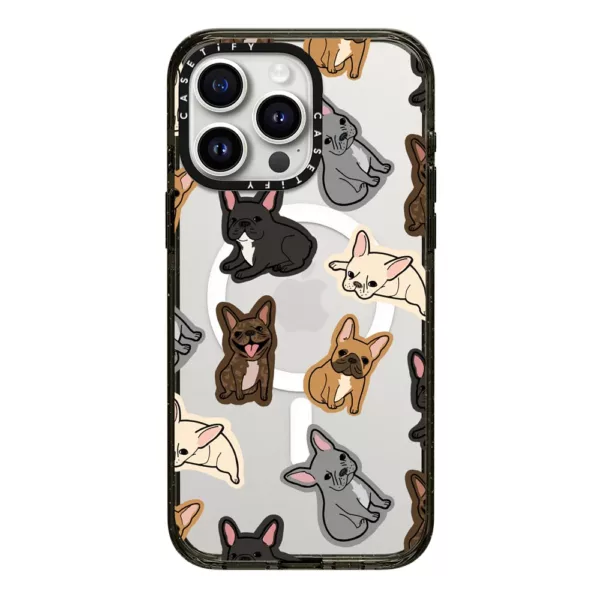 Casetify รุ่น Impact Case with MagSafe - เคส iPhone 15 Pro Max - ลาย EXCUSE MY FRENCHIE