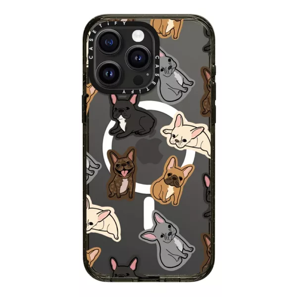 Casetify รุ่น Impact Case with MagSafe - เคส iPhone 15 Pro Max - ลาย EXCUSE MY FRENCHIE