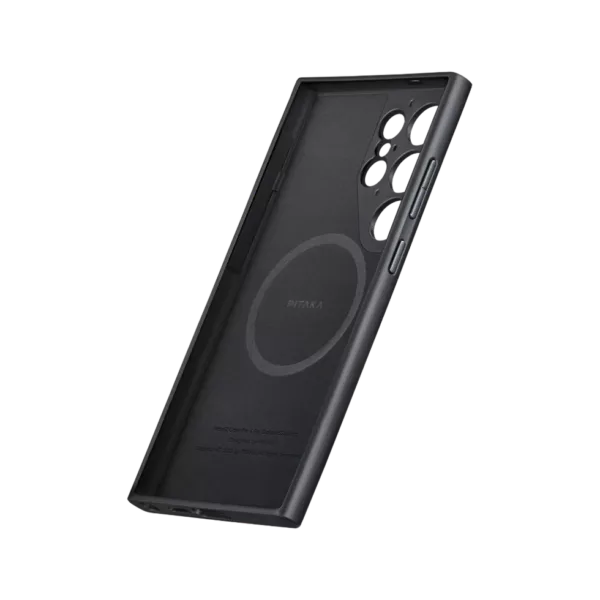 Pitaka รุ่น PinButton - เคส Galaxy S24 Ultra - สี Black/Grey Twill