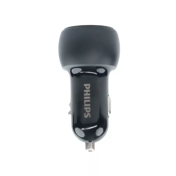 Philips รุ่น PD38W Car Charger Dual Port ที่ชาร์จในรถยนต์ - สี Black