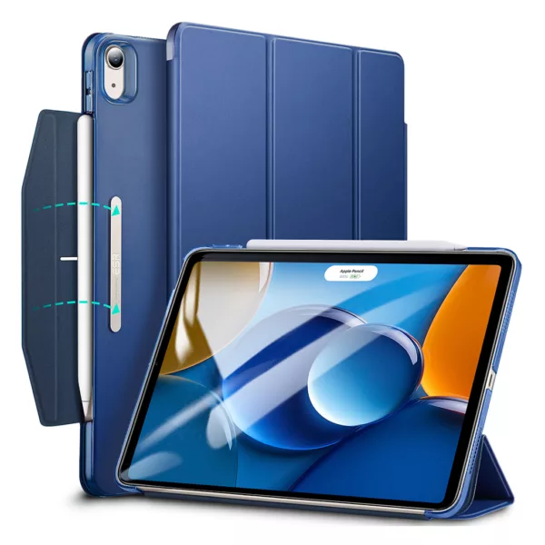 ESR - รุ่น Ascend Trifold - เคส iPad Air 11" (6th/2024), iPad Air 10.9" (5th/4th Gen) - สี Dark Blue