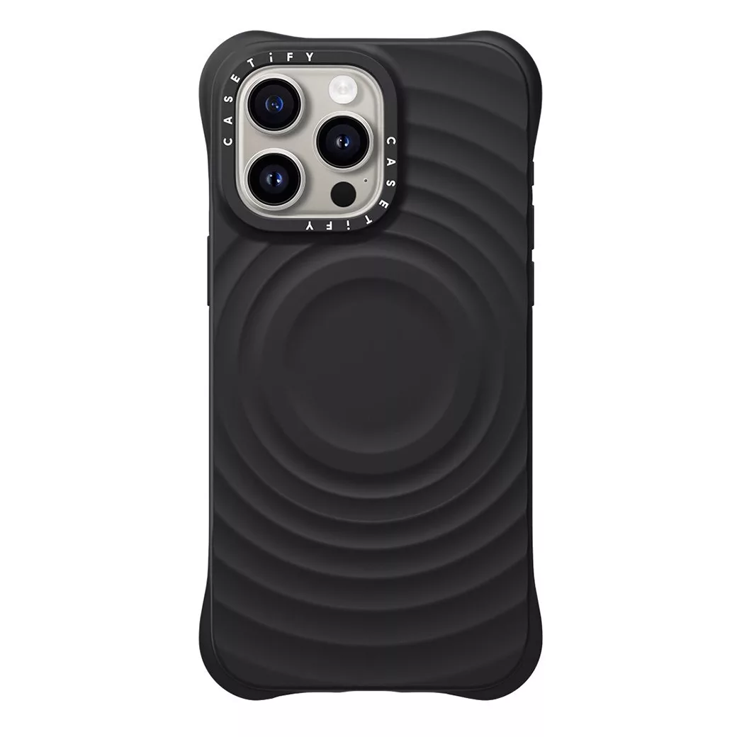 Casetify รุ่น Ripple Case - เคส iPhone 15 Pro Max - สี Black