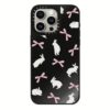 Casetify รุ่น Mirror Case with MagSafe - เคส iPhone 15 Pro Max - ลาย Rabbit Ribbon