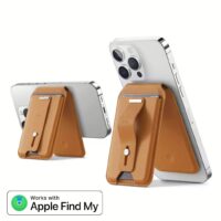 ESR รุ่น HaloLock Geo Wallet Stand - ที่ใส่บัตรติดหลังมือถือแบบตั้งได้ - สี Caramel Brown