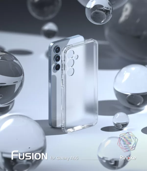 Ringke รุ่น Fusion - เคส Galaxy A55 5G - สี Matte Clear