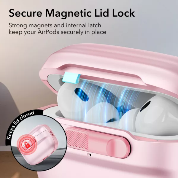 ESR รุ่น Pulse Magnetic Lock Case (HaloLock) - เคส AirPods Pro 2/1 - สี Pink