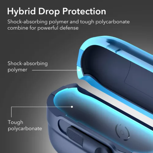 ESR รุ่น Pulse Magnetic Lock Case (HaloLock) - เคส AirPods Pro 2/1 - สี Black - Image 5