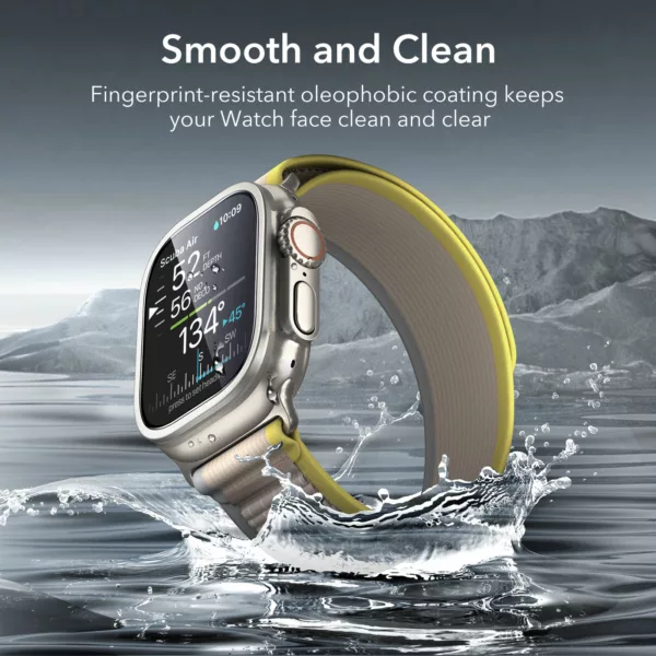 ESR รุ่น Armorite Screen Protector - ฟิล์มกระจกสำหรับ Apple Watch Ultra (49mm) - 2 ชิ้น