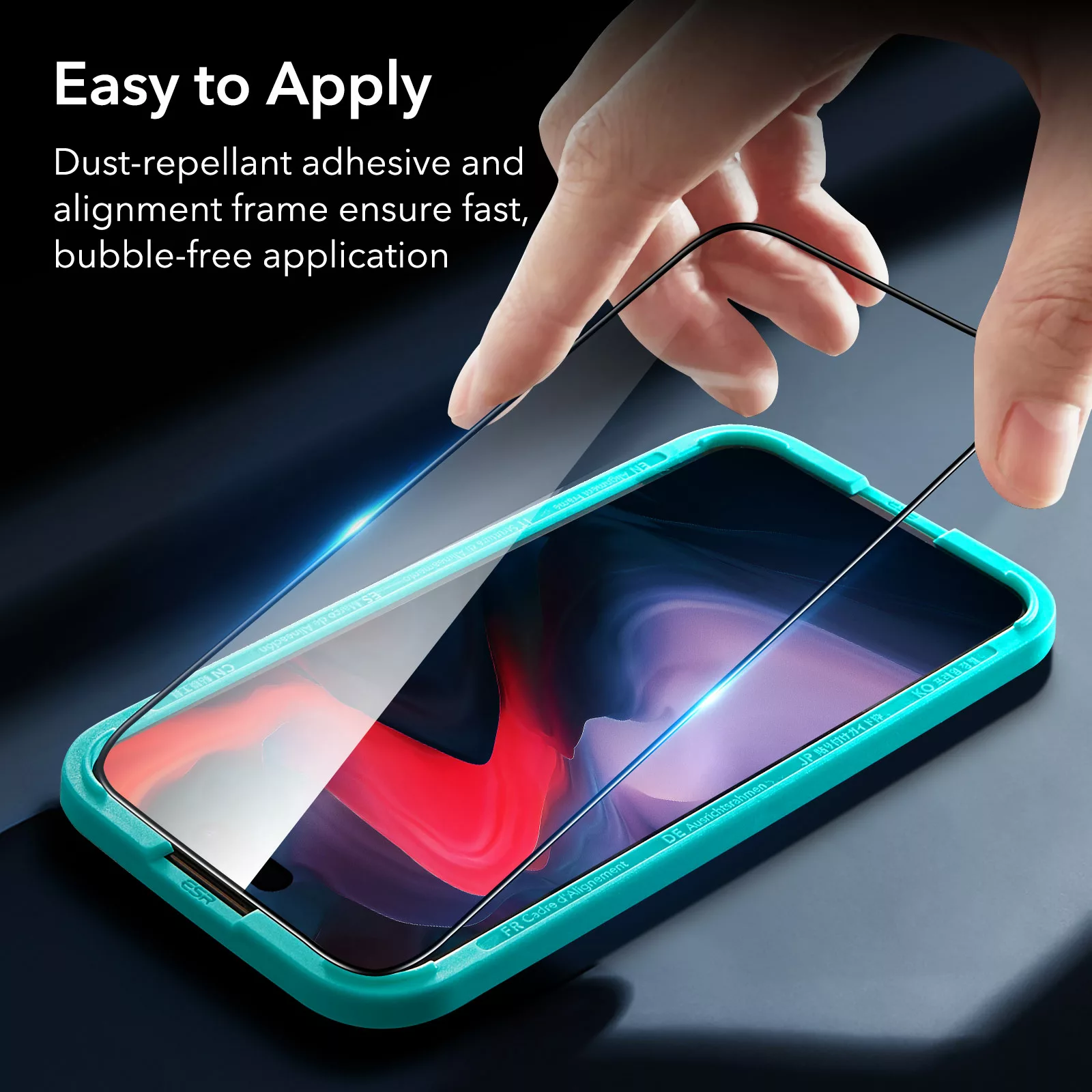 ESR รุ่น Armorite Screen Protector - ฟิล์มกระจก iPhone 15 Pro Max (1 Pack)