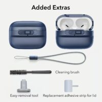 ESR รุ่น Pulse Magnetic Lock Case (HaloLock) - เคส AirPods Pro 2/1 - สี Black