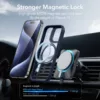 ESR รุ่น Classic Hybrid Case with Stash Stand (HaloLock) - เคส iPhone 15 Pro Max - สี Dark Blue