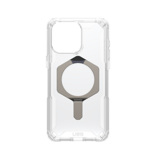 UAG รุ่น Plasma XTE MagSafe - เคส iPhone 15 Pro Max - สี Clear/Titanium - Image 11
