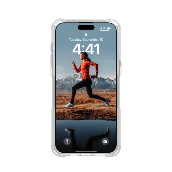 UAG รุ่น Plasma XTE MagSafe - เคส iPhone 15 Pro Max - สี Clear/Titanium