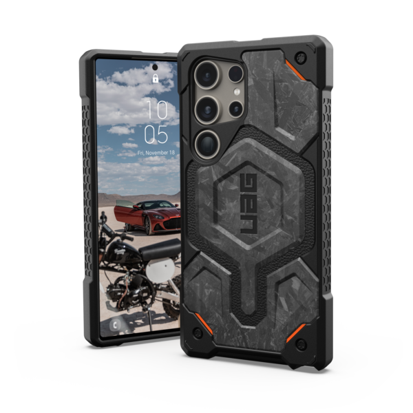 UAG รุ่น Monarch Pro - เคส Galaxy S24 Ultra - สี Forged Carbon (Limited Edition)