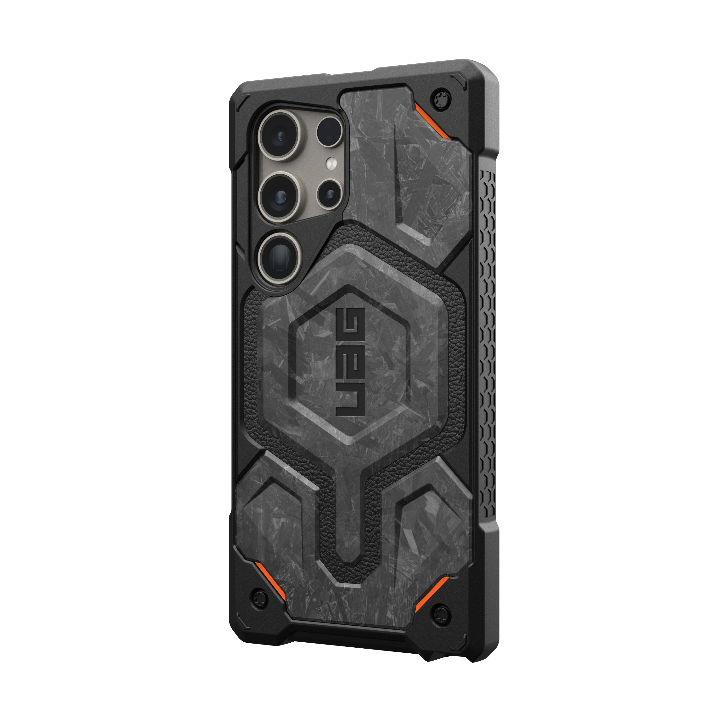 UAG รุ่น Monarch Pro - เคส Galaxy S24 Ultra - สี Forged Carbon (Limited Edition)