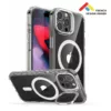 ESR รุ่น Classic Hybrid Case with Stash Stand (HaloLock) - เคส iPhone 15 Pro Max - สี Clear