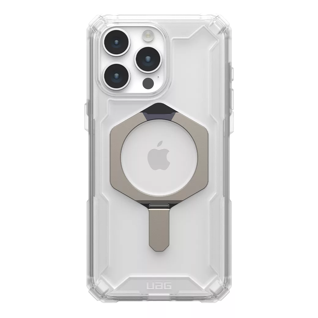 UAG รุ่น Plasma XTE MagSafe - เคส iPhone 15 Pro Max - สี Clear/Titanium