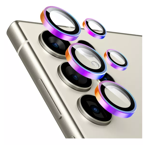 ESR รุ่น Camera Glass Film - กระจกเลนส์กล้อง Galaxy S24 Ultra - สี Chromatic