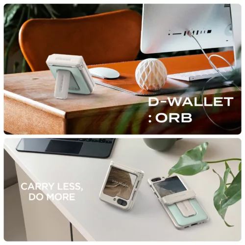 VRS รุ่น D-Wallet Orb - เคส Galaxy Z Flip 6 - สี Purple - Image 2