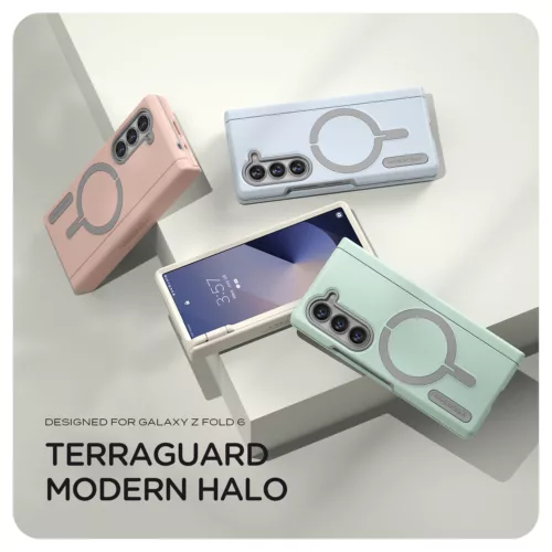 VRS รุ่น Terra Guard Modern Halo - เคส Galaxy Z Fold 6 - สี Cream - Image 9