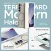 VRS รุ่น Terra Guard Modern Halo S - เคส Galaxy Z Fold 6 - สี Cream