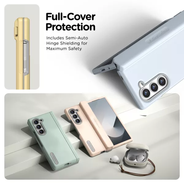 VRS รุ่น Terra Guard Modern - เคส Galaxy Z Fold 6 - สี Cream