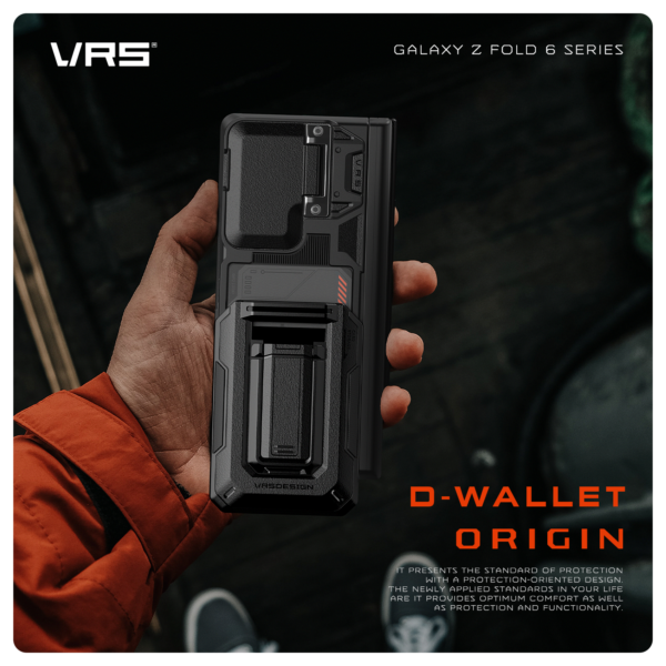 VRS รุ่น D-Wallet Origin - เคส Galaxy Z Fold 6 - สี Horizon Silver