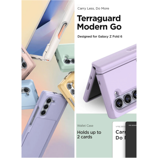 VRS รุ่น Terra Guard Modern Go - เคส Galaxy Z Fold 6 - สี Black