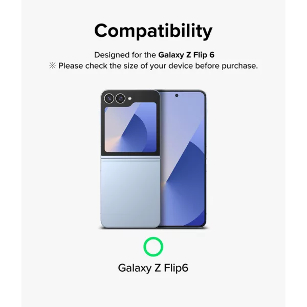 Ringke รุ่น Camera Lens Frame Glass - กระจกเลนส์กล้อง Galaxy Z Flip 6 (ฟิล์ม2ชิ้น)