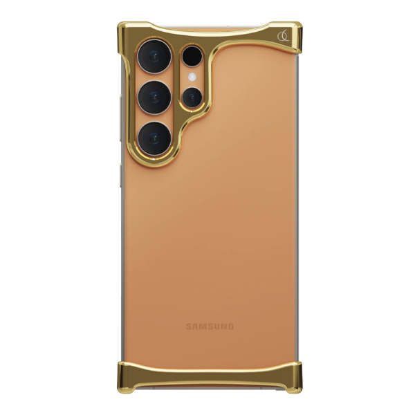 Arc รุ่น Pulse Aerospace Aluminum - เคส Galaxy S24 Ultra - สี Mirror Polish Gold