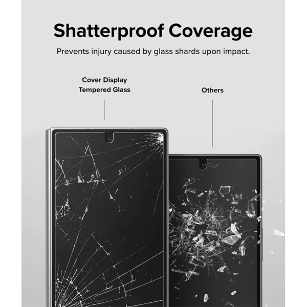 Ringke รุ่น Cover Display Protector Glass - ฟิล์มกระจก Galaxy Z Fold 6 (ฟิล์ม2แผ่น)