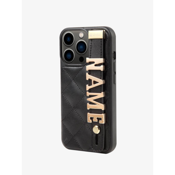 Custype รุ่น Love Alphabet - เคส iPhone 15 Pro Max - สี Black