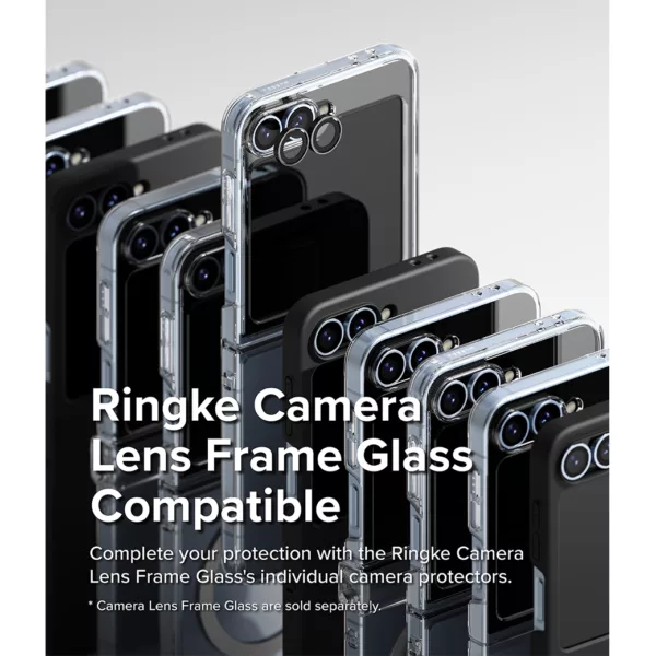 Ringke รุ่น Camera Lens Frame Glass - กระจกเลนส์กล้อง Galaxy Z Flip 6 (ฟิล์ม2ชิ้น)